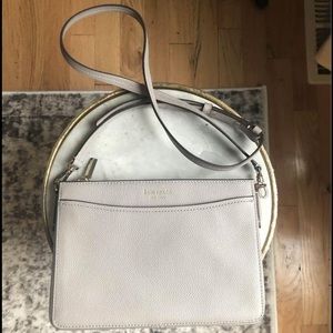 Kate Spade Margaux Convertible Crossbody Light Gray Leather Bag

PXRUA219
